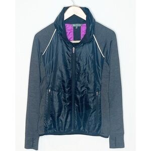 Title Nine Willpower Running Quilted Hooded Jacket Size Small